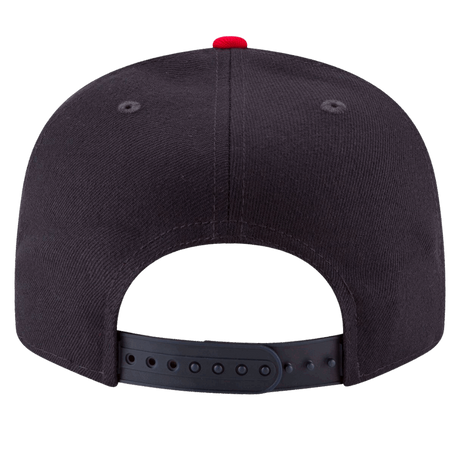 Atlanta Braves Team Color 2Tone New Era Navy/Red 9FIFTY Adjustable Snapback Hat