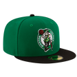 Boston Celtics Official Team Color 2Tone New Era Black/Green 59FIFTY Fitted Hat