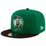 Boston Celtics Official Team Color 2Tone New Era Black/Green 59FIFTY Fitted Hat