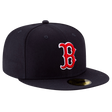 Boston Red Sox Cooperstown Collection Wool New Era Navy 59FIFTY Fitted Hat