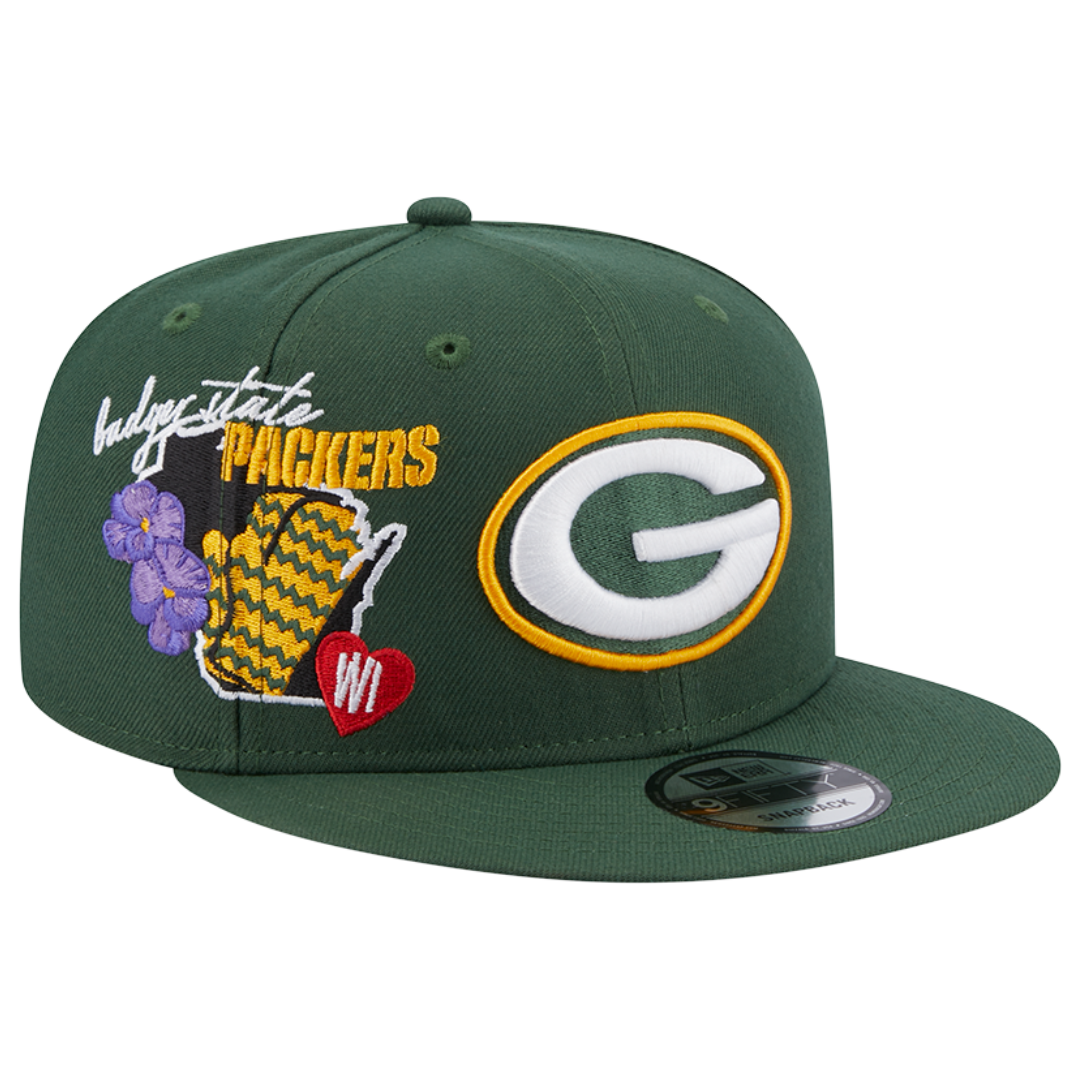 Green Bay Packers Icon 9FIFTY Snapback Hat