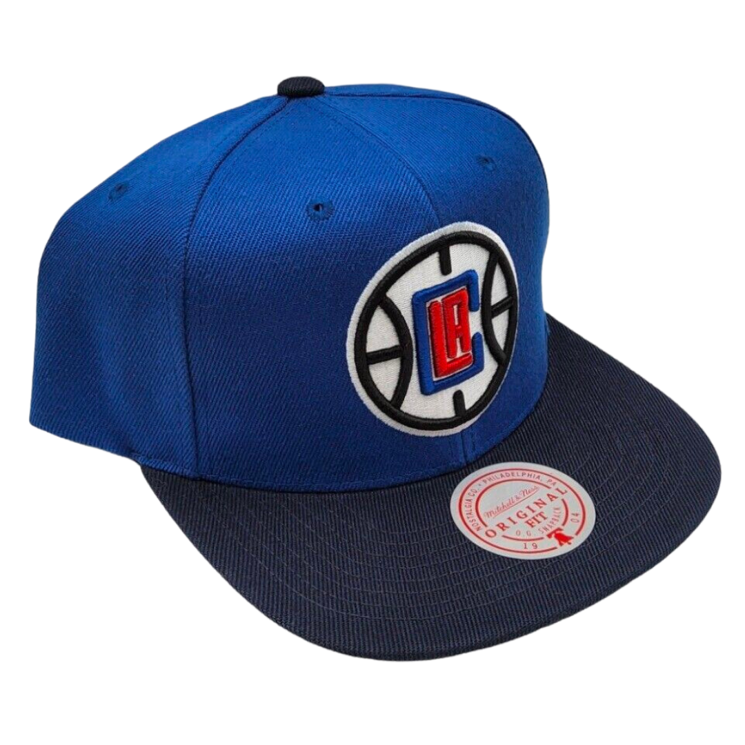 Los Angeles Clippers Mitchell and Ness Two Tone Core Basic Snapback Hat