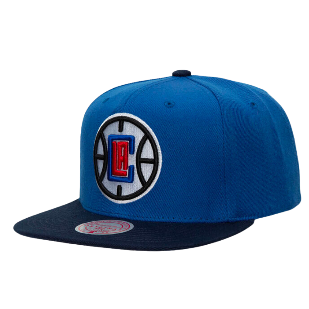 Los Angeles Clippers Mitchell and Ness Two Tone Core Basic Snapback Hat