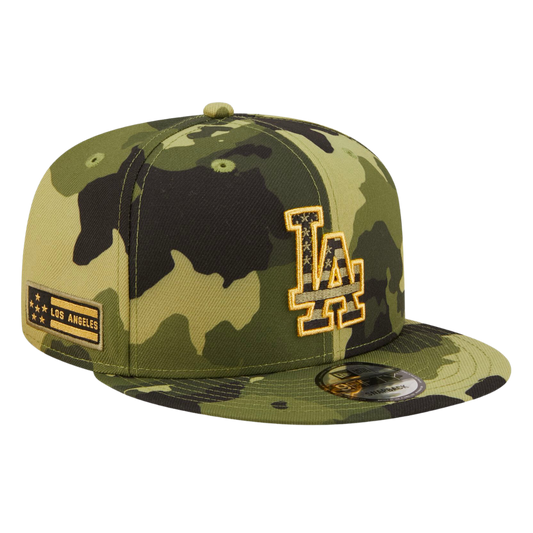 Los Angeles Dodgers 2022 Armed Forces Day 9FIFTY Snapback Hat