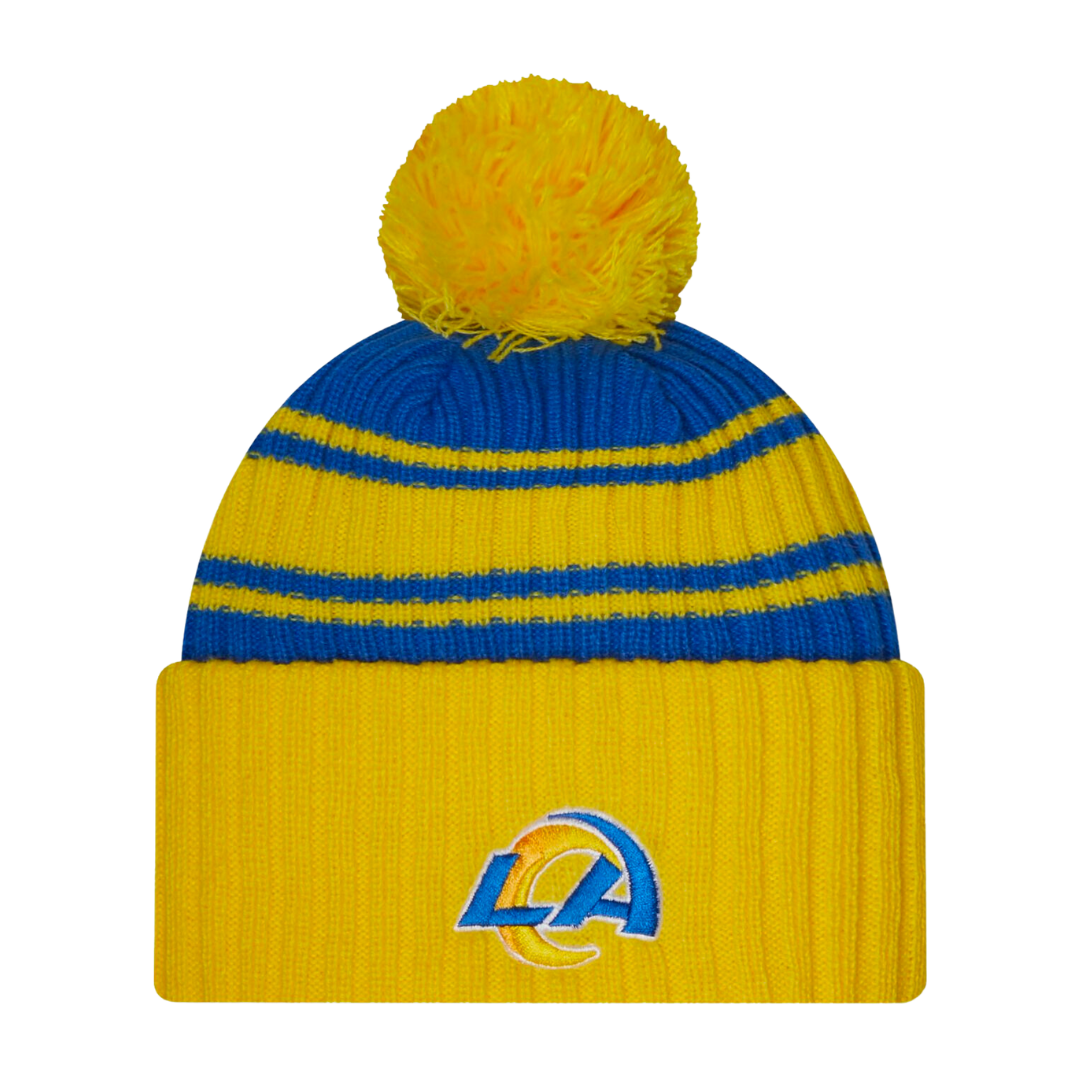 Los Angeles Rams 2022 Sideline Cold Weather Sport Knit Pom Beanie