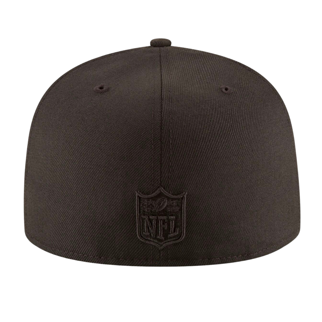 Los Angeles Rams Black on Black New Era 59FIFTY Fitted Hat