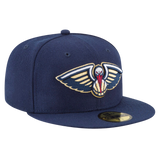 New Orleans Pelicans Official Team Color Navy New Era 59FIFTY Fitted Hat