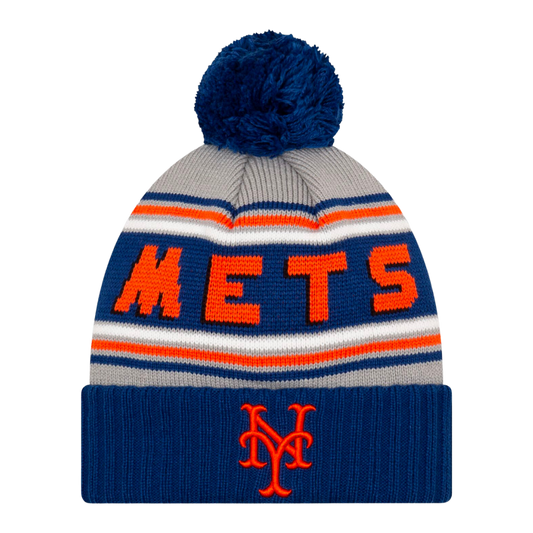 New York Mets Knit Pom Beanie