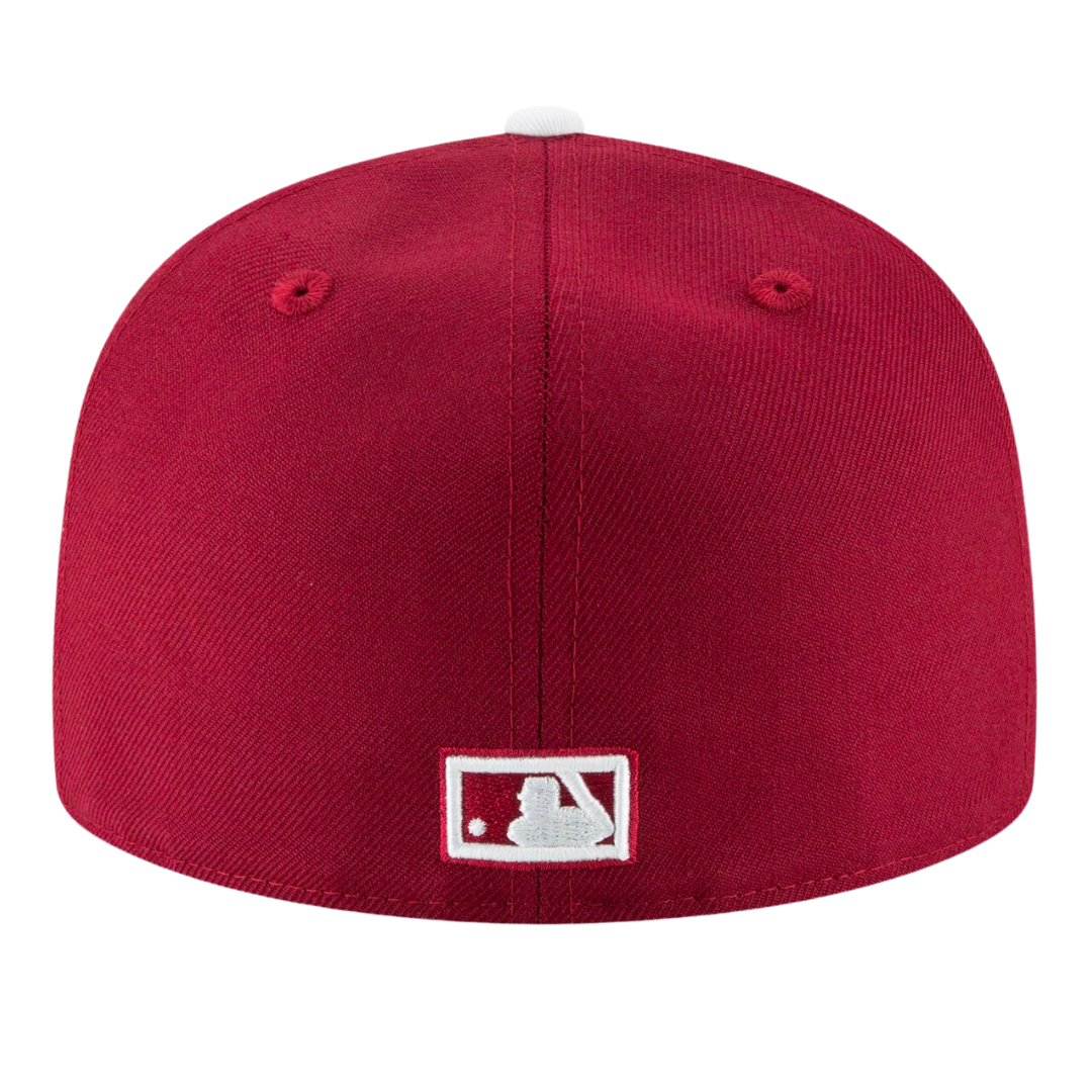 Philadelphia Phillies Cooperstown Collection Wool New Era Maroon 59FIFTY Fitted Hat