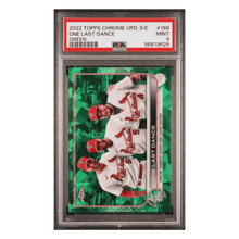 One Last Dance PSA 9 2022 Topps Chrome Update Sapphire Edition Green #d/ 75 Card #168