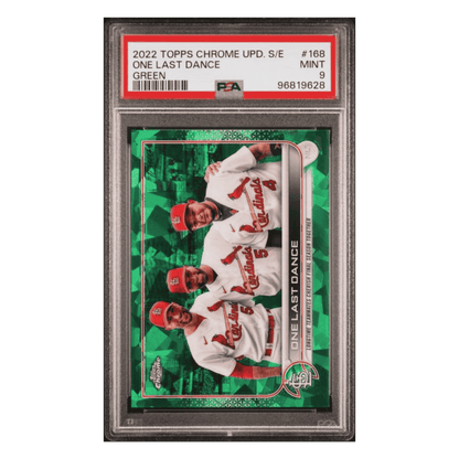 One Last Dance PSA 9 2022 Topps Chrome Update Sapphire Edition Green #d/ 75 Card #168