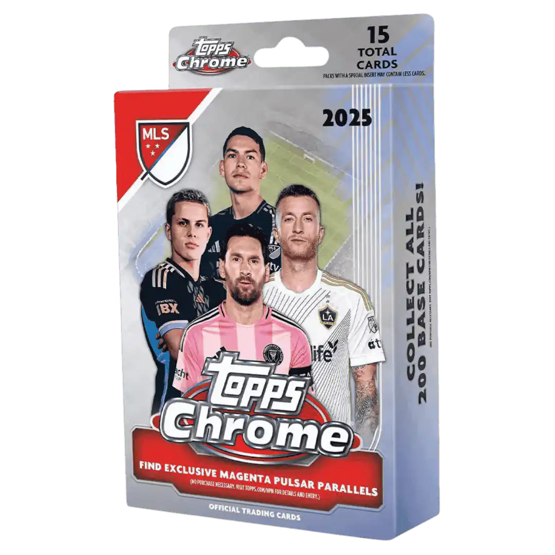 2025 Topps Chrome Soccer Hanger Box