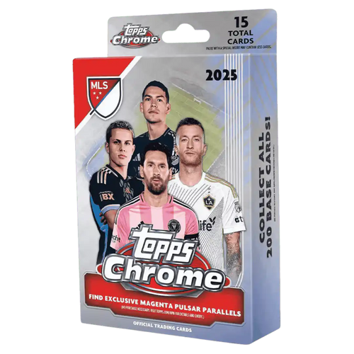 2025 Topps Chrome Soccer Hanger Box