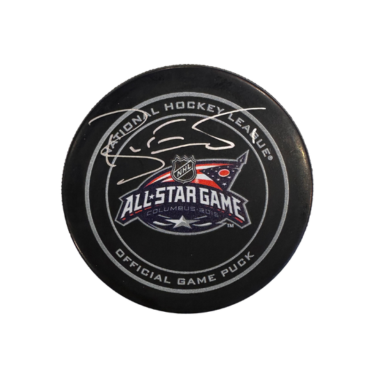 Brian Elliott St Louis Blues Autographed 2015 All Star Official Game Puck - JSA COA