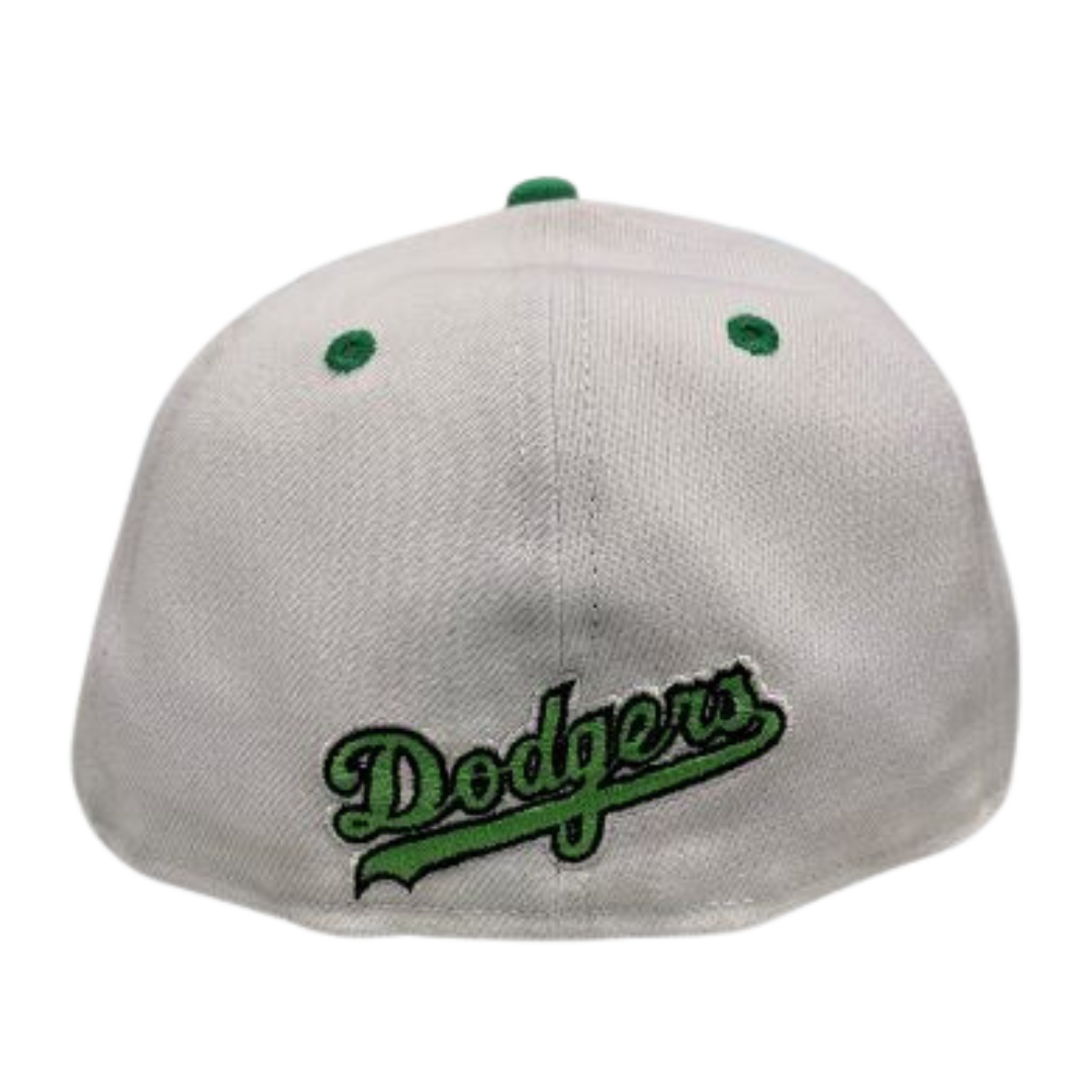 Los Angeles Dodgers Green and White Custom 59FIFTY Fitted Hat