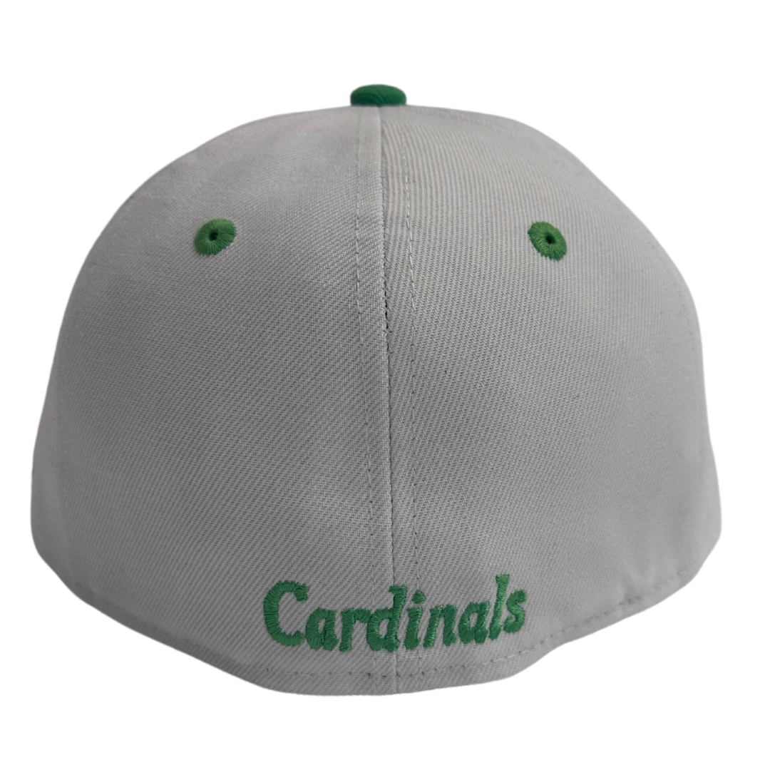 St Louis Cardinals Angry Bird Green and White Custom 59FIFTY Fitted Hat