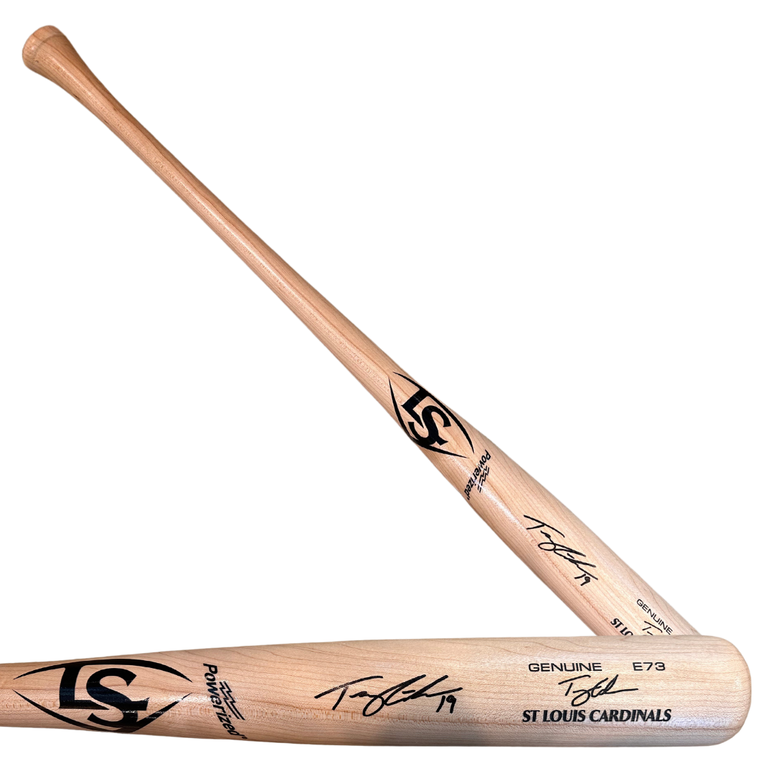 Tommy Edman St Louis Cardinals Autographed Game Model Louisville Slugger Bat Genuine E73 - JSA COA