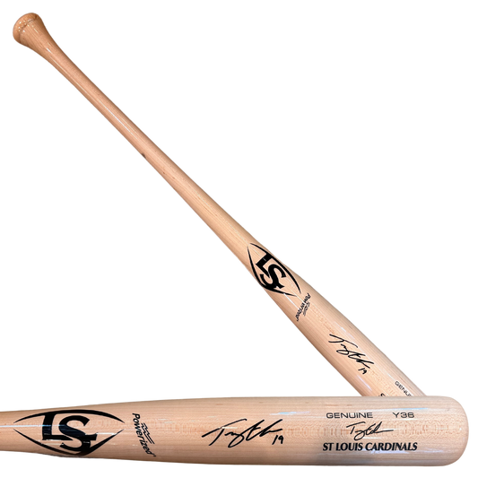 Tommy Edman St Louis Cardinals Autographed Game Model Louisville Slugger Bat Genuine Y36 - JSA COA