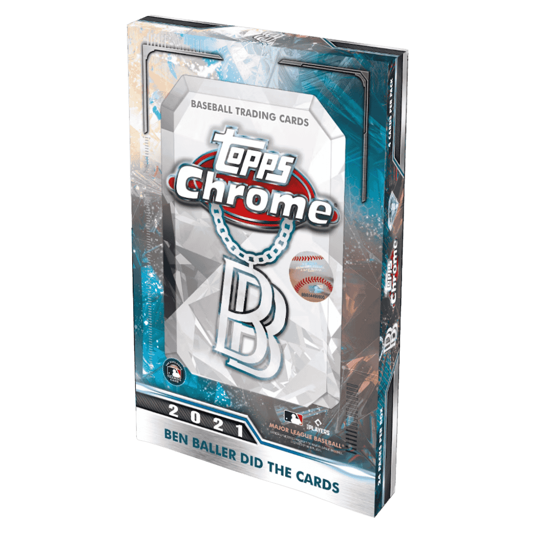 2021 Topps Chrome Baseball Ben Baller Hobby Box - Single Pack