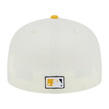 Pittsburgh Pirates Retro 2006 All-Star Game Patch New Era Stone/Gold 59FIFTY Fitted Hat