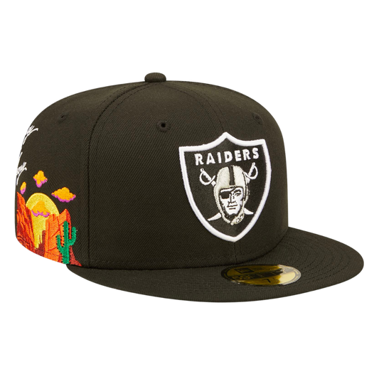 Las Vegas Raiders Cloud Icon 59FIFTY Fitted Hat