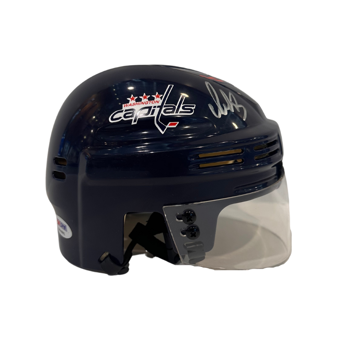 Alexander Ovechkin Washington Capitals Autographed Mini Replica Helmet - PSA COA
