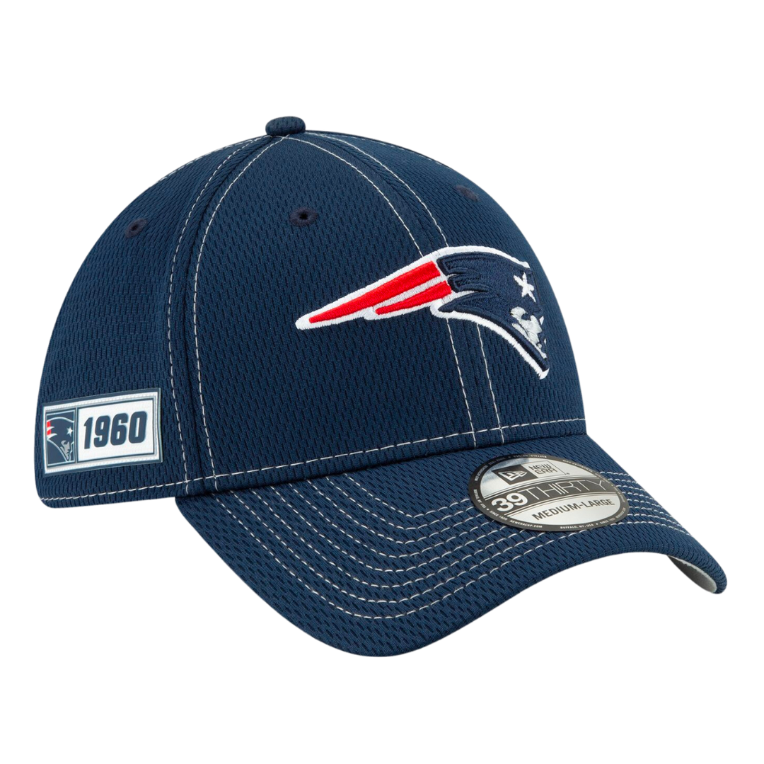 New England Patriots 2019 Sideline Road 39THIRTY Flex Hat