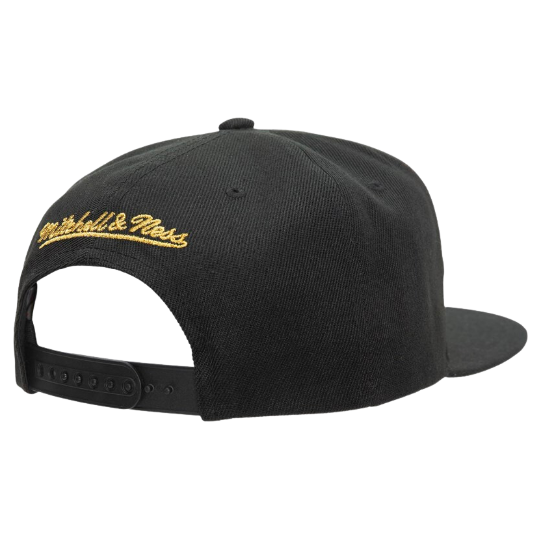 Los Angeles Lakers Mitchell and Ness BHM Logo Snapback Hat