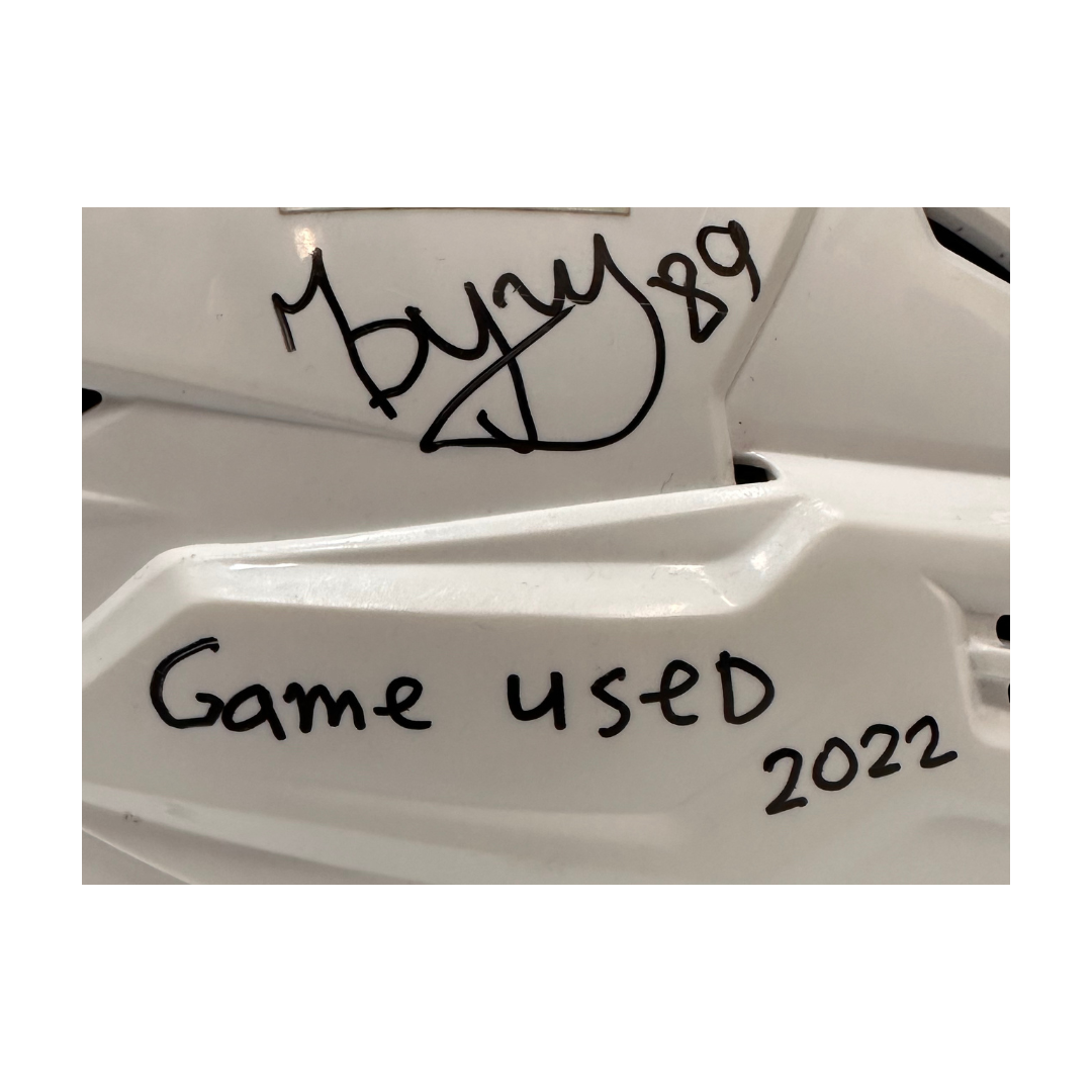 Pavel Buchnevich St Louis Blue Autographed 2022 Playoff Game Used Helmet w/ "2022 Game Used" Inscription - JSA COA