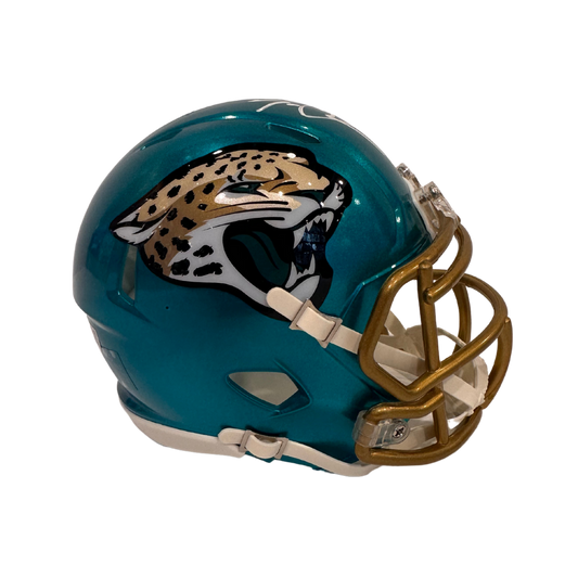 Trevor Lawrence Jacksonville Jaguars Autographed Flash Mini Speed Helmet - Fanatics COA