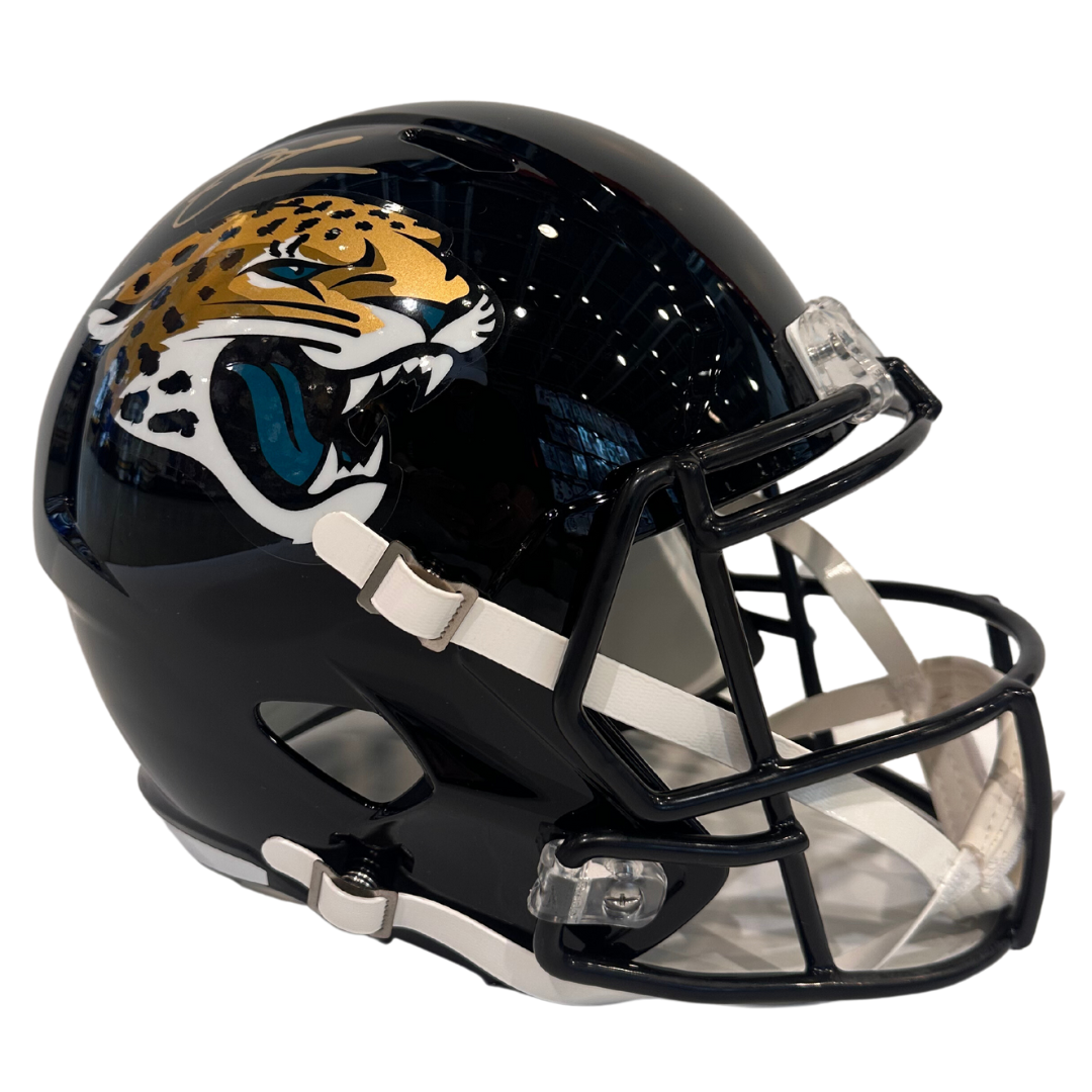 Trevor Lawrence Jacksonville Jaguars Autographed Full Size Speed Rep Helmet - Fanatics COA