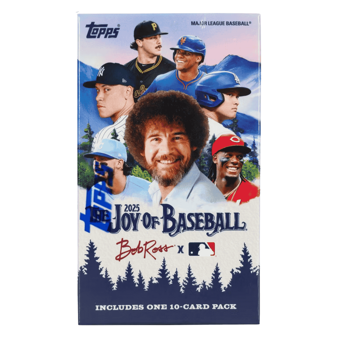 2025 Topps x Bob Ross The Joy of Baseball Happy Little Box