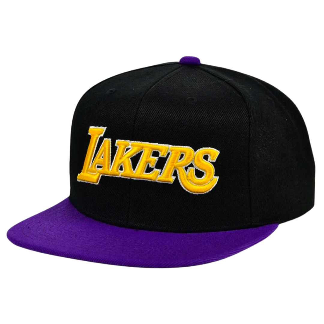 Los Angeles Lakers Mitchell and Ness Core Basic Snapback Hat