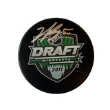Jordan Binnington St Louis Blues Autographed 2011 Draft Puck - JSA COA