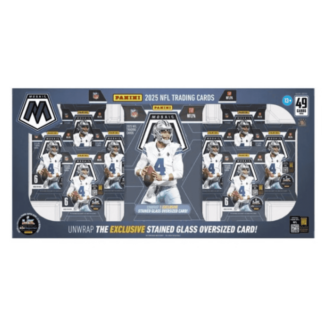 2025 Panini Mosaic Football Trading Card Bundle Box