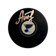 Alexei Toropchenko St Louis Blues Autographed Logo Puck - Fan Cave COA