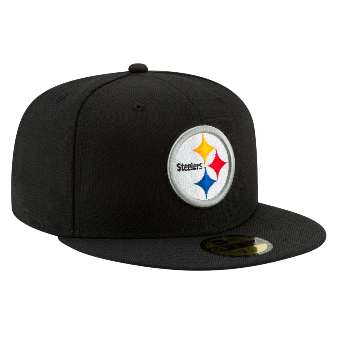 Pittsburgh Steelers Black 59FIFTY Fitted Hat