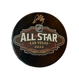 Jordan Kyrou St Louis Blues Autographed 2022 All Star Game Logo Puck - JSA COA