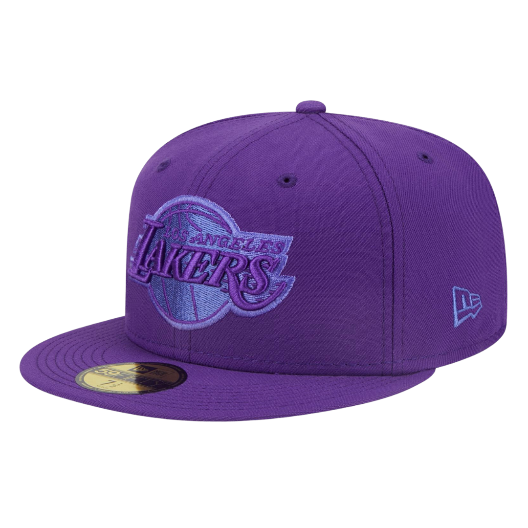 Los Angeles Lakers Mono Camo 59FIFTY Fitted Hat
