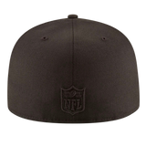 Pittsburgh Steelers Black On Black New Era 59FIFTY Fitted Hat