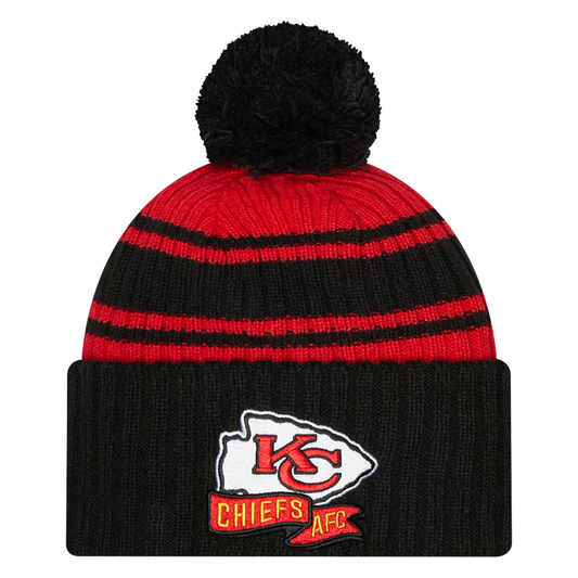 Kansas City Chiefs 2022 Sideline Cold Weather Sport Knit Pom Beanie