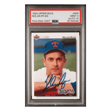 Nolan Ryan PSA 9 1992 Upper Deck Auto Card #655