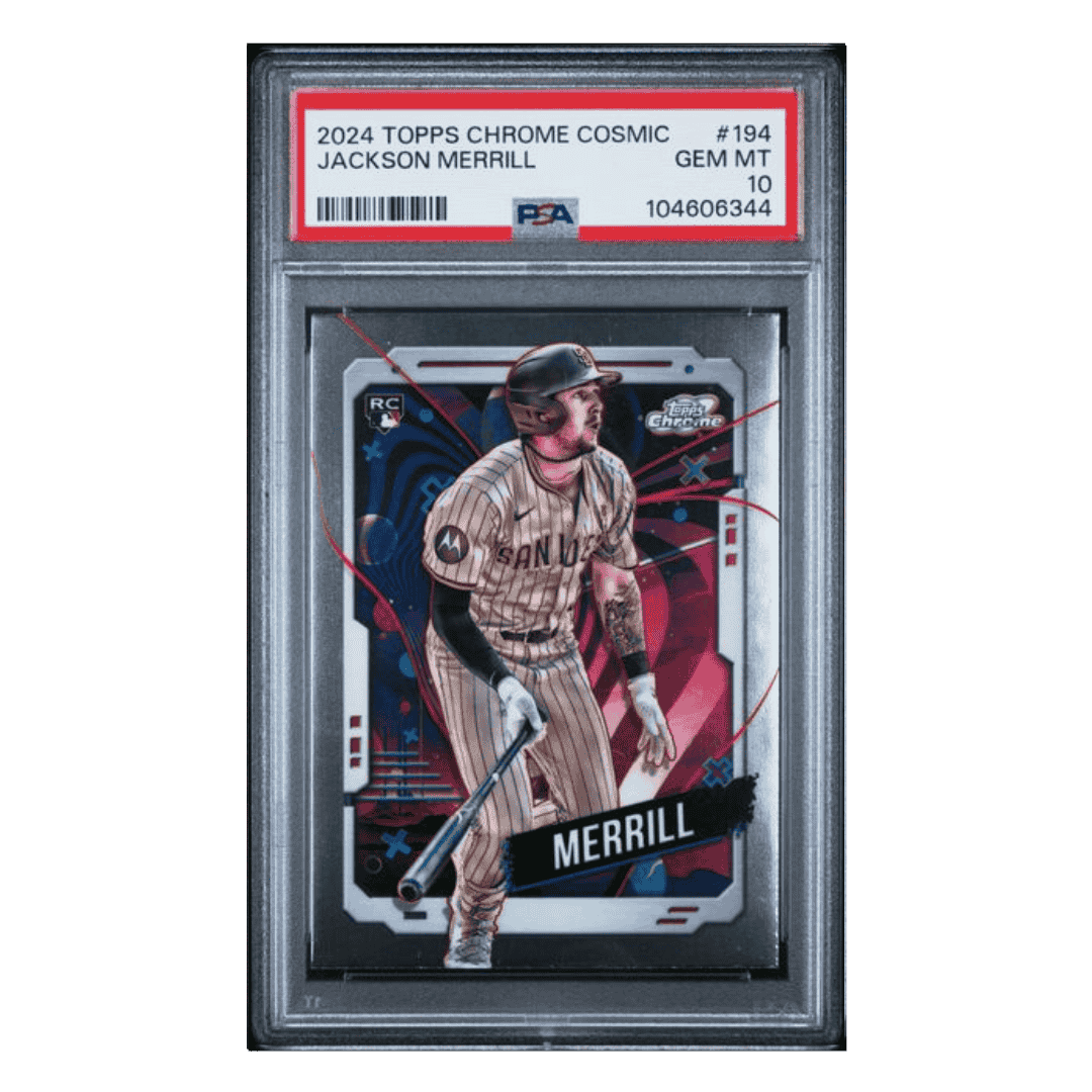 Jackson Merrill PSA 10 2024 Topps Chrome Cosmic Card #194