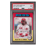 Elly De La Cruz PSA 9 2024 Topps Heritage Card #473