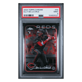 Elly De La Cruz PSA 9 2024 Topps Chrome Rookie RC Card #44
