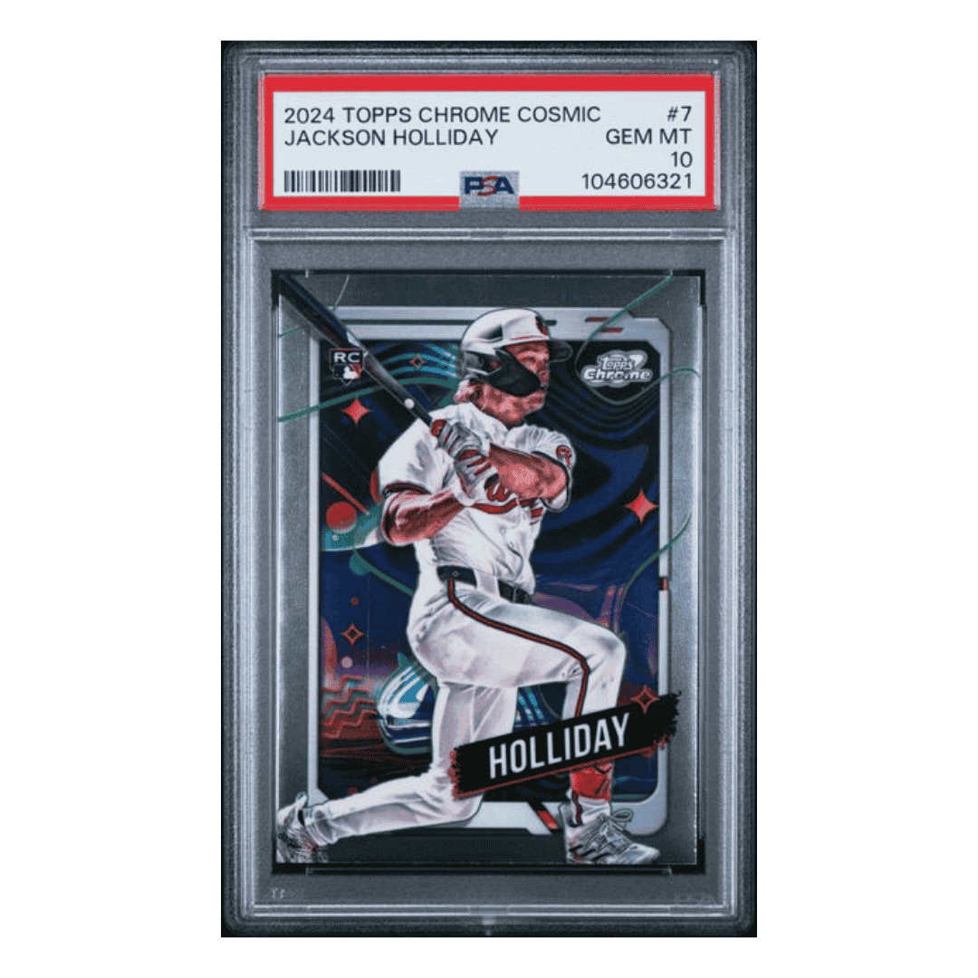 Jackson Holliday PSA 10 2024 Topps Chrome Cosmic Card #7