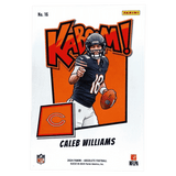 Caleb Williams 2024 Panini Absolute Football Kaboom! Horizontal SSP Rookie Card #16