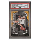 Caitlin Clark PSA 10 2024 Panini Prizm Draft Picks Campus Legend - Black Gold Prizm Card #5