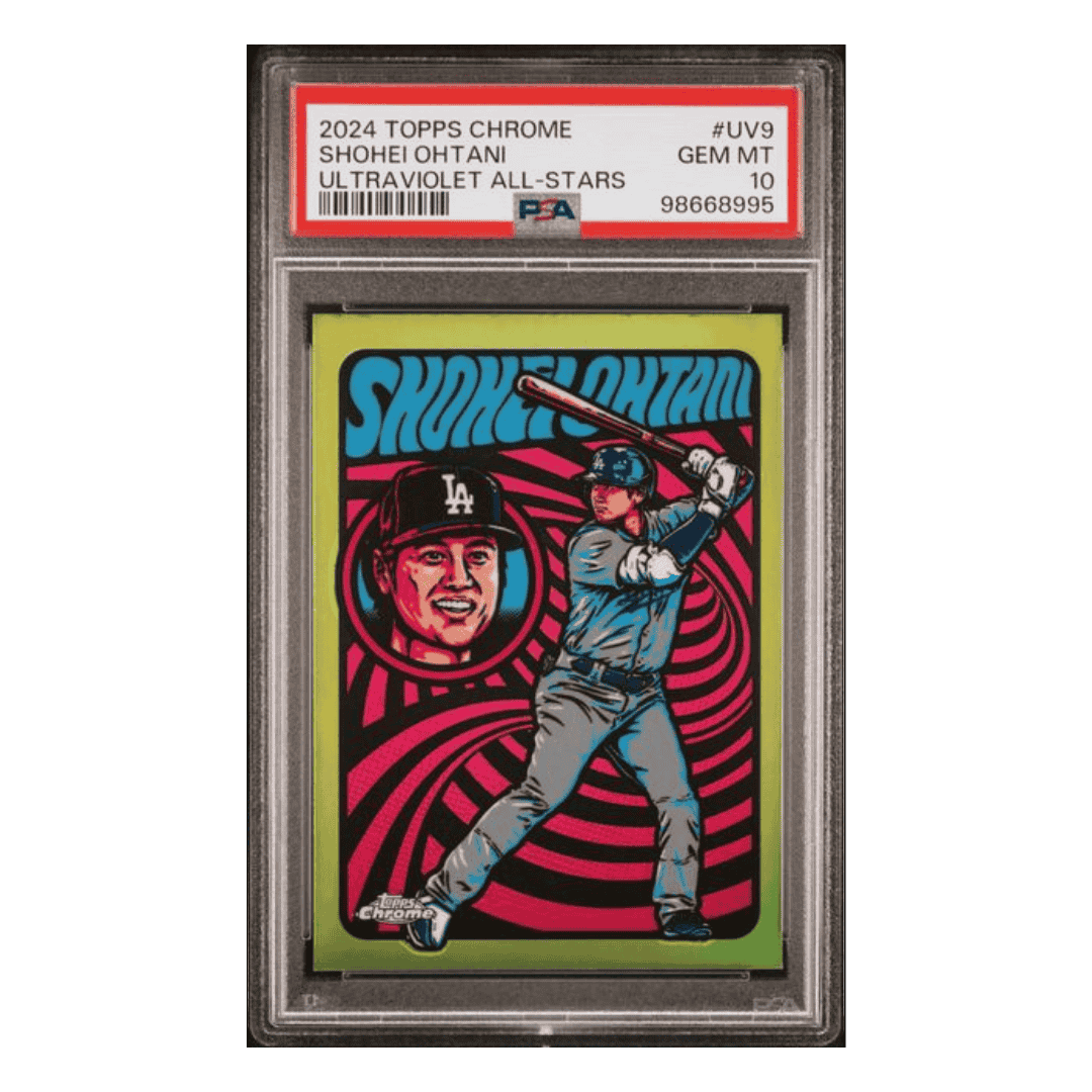 Shohei Ohtani PSA 10 2024 Topps Chrome UltraViolet All Stars Card #UV9