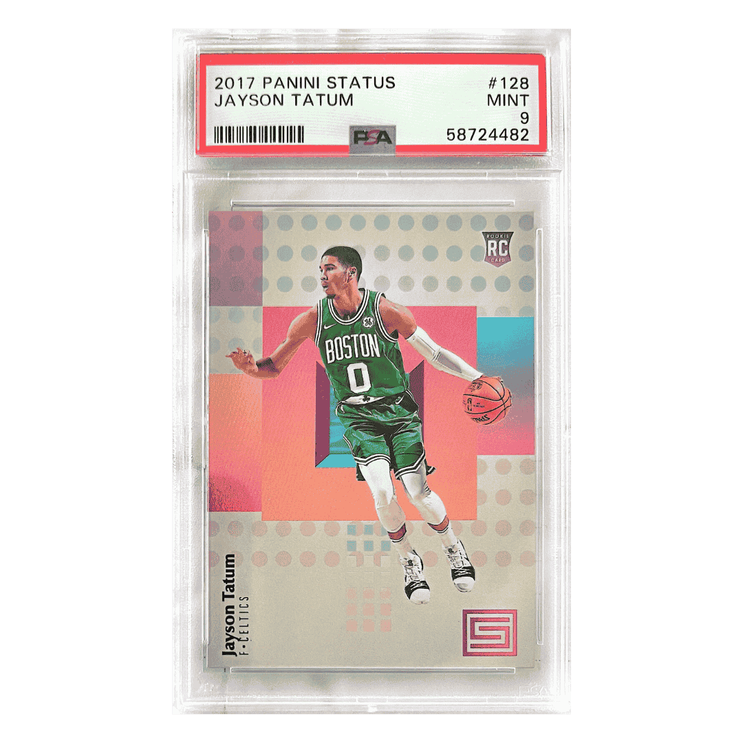 Jayson Tatum PSA 9 2017 Panini Status Rookie RC Card #128